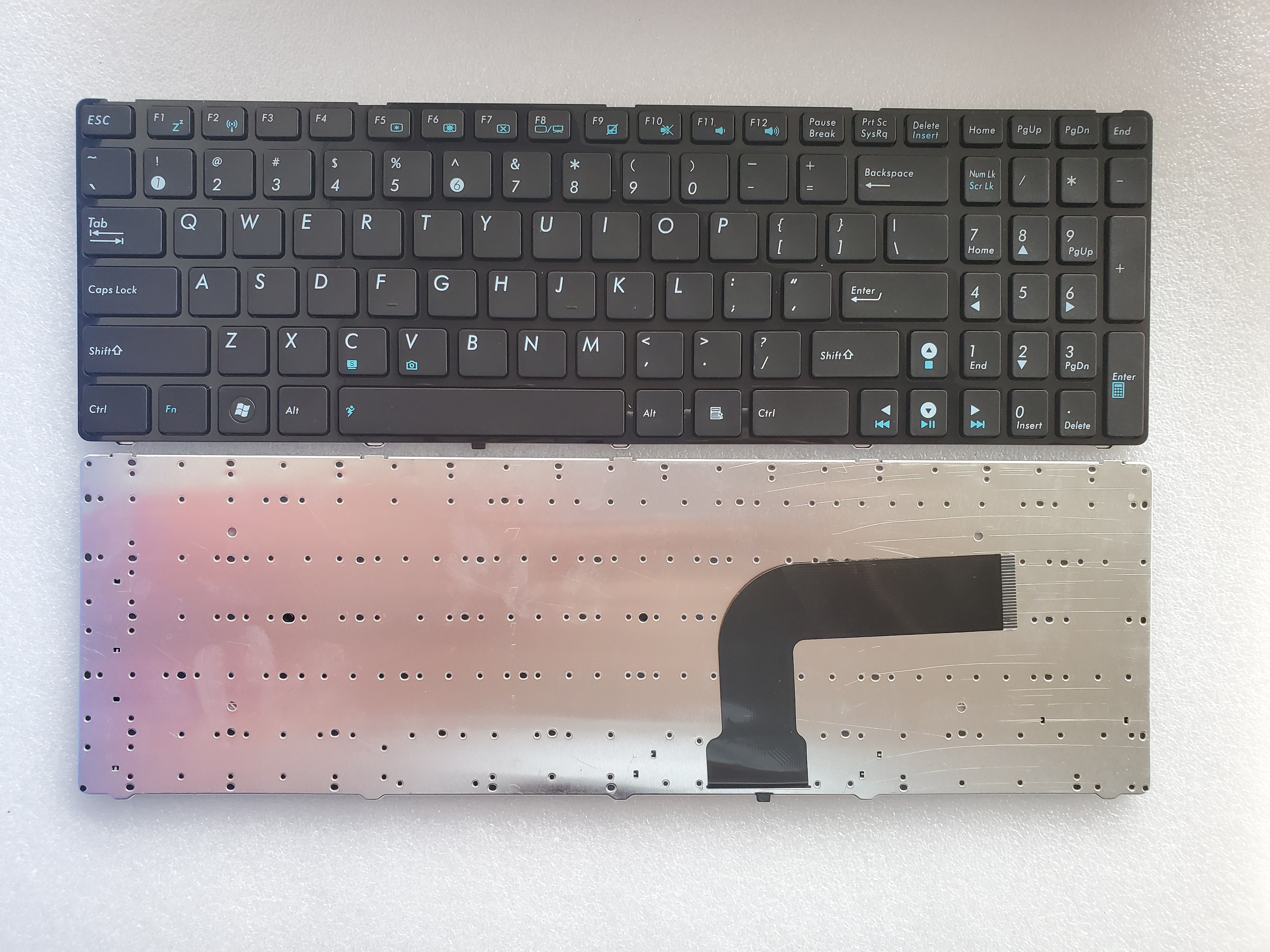Picture of New Replacement Laptop Keyboard For ASUS K52/K53S/K54H/N61/G60/N53/N73/X61/X55V BLACK FRAME BLACK (OEM) US Layout